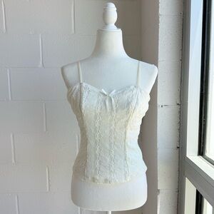Women’s floral lace halter tank top